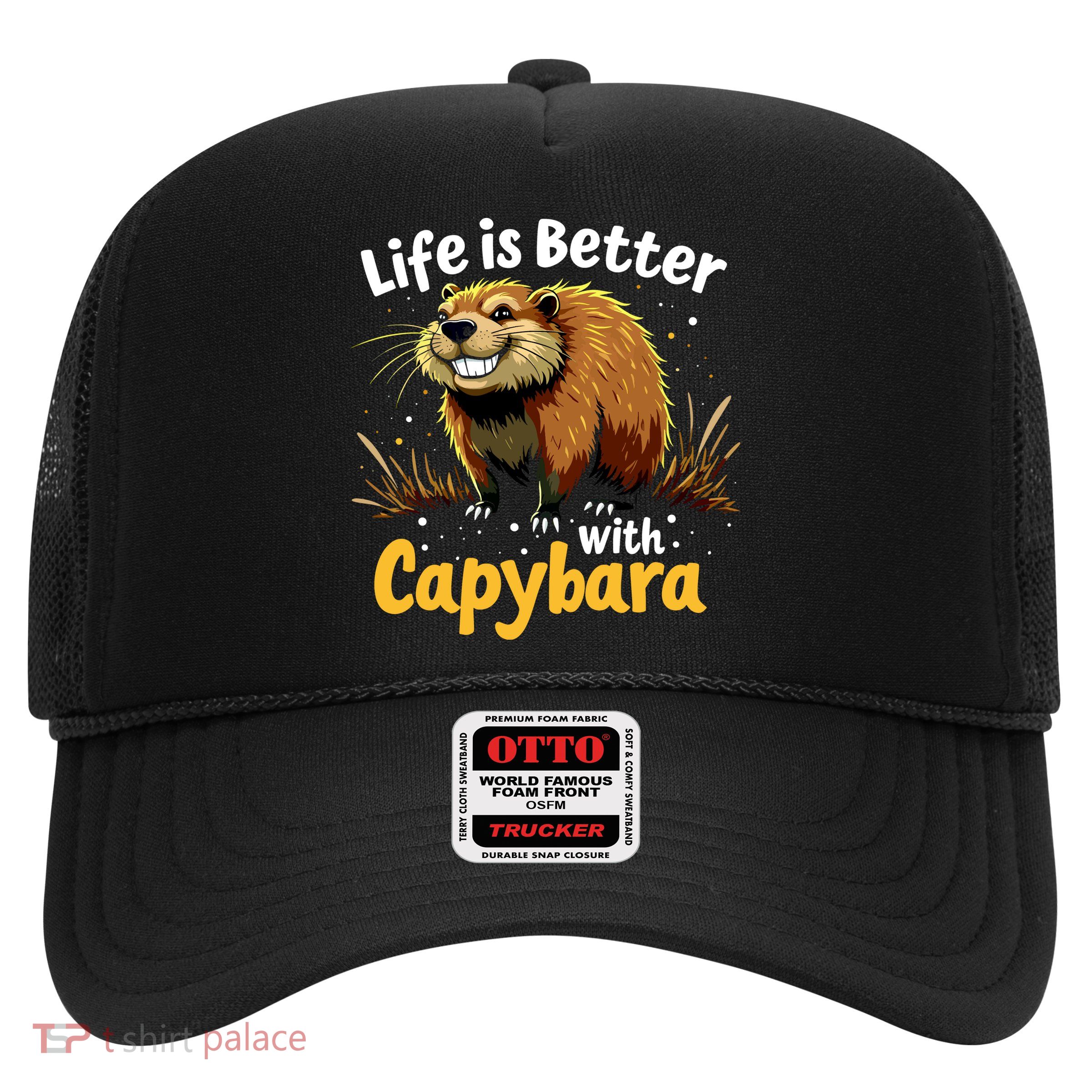 Life Is Better With Capybara Trucker Hat