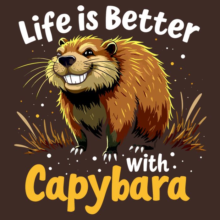 Life Is Better With Capybara Mousepad