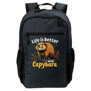 Life Is Better With Capybara Daily Commute Backpack