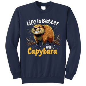 Life Is Better With Capybara Sweatshirt