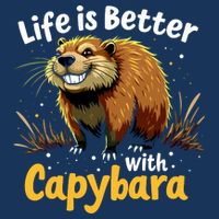 Life Is Better With Capybara Infant Baby Jersey Bodysuit