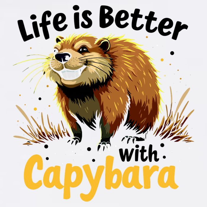Life Is Better With Capybara Garment-Dyed Sweatshirt
