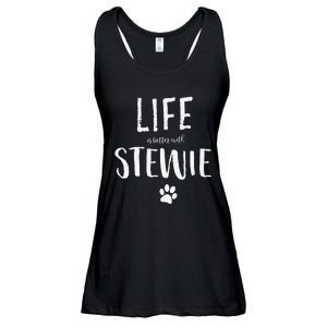 Life Ist Better With Stewie Dog Name Gift Ladies Essential Flowy Tank