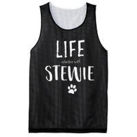 Life Ist Better With Stewie Dog Name Gift Mesh Reversible Basketball Jersey Tank