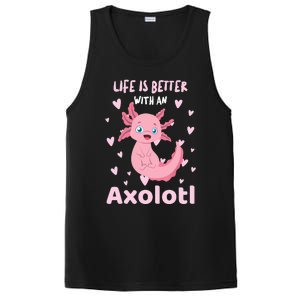 Life Is Better With An Axolotl Cute Kawaii Design PosiCharge Competitor Tank