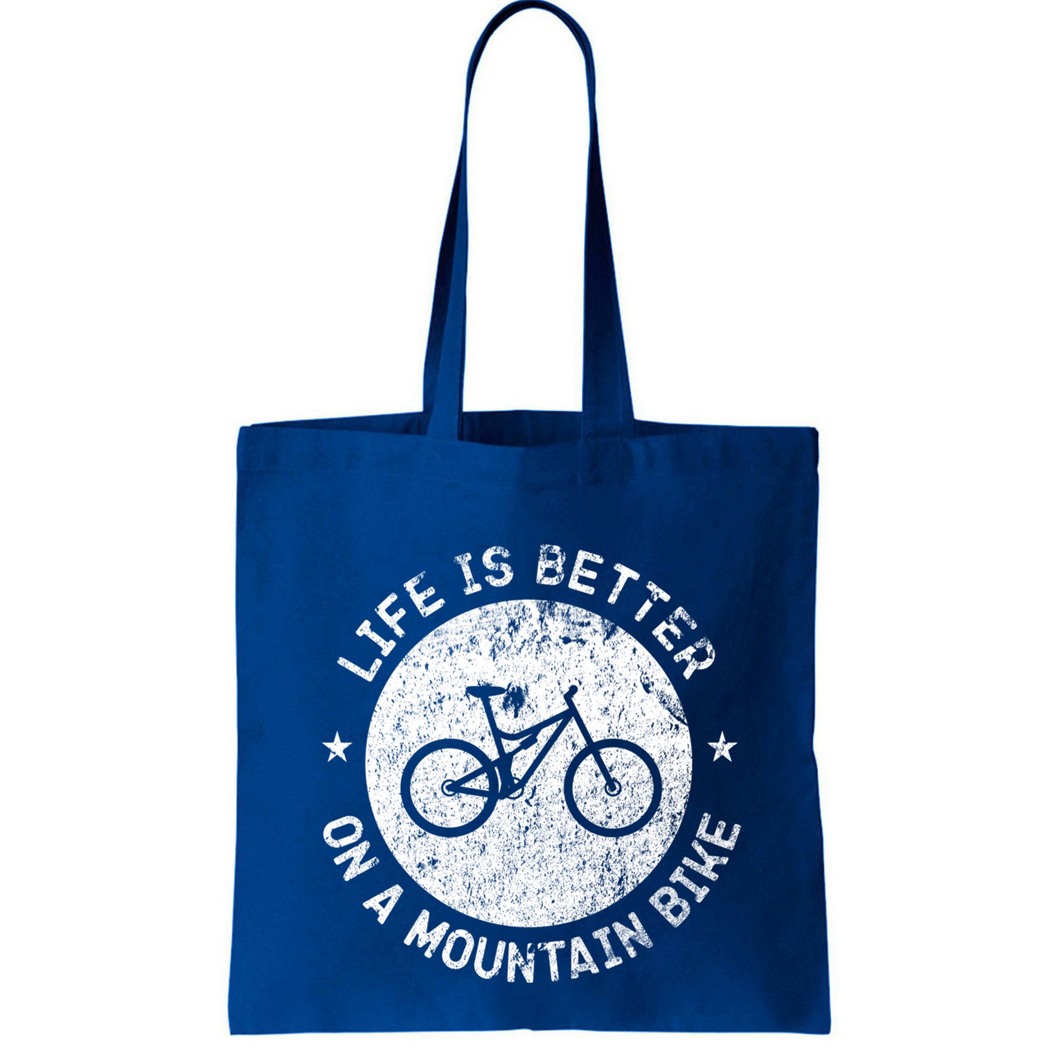 Life Is Better On A Mountain Bike Vintage Funny Mtb Meaningful Gift Bag