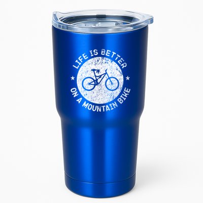 Life Is Better On A Mountain Bike Vintage Funny Mtb Meaningful Gift Tumbler