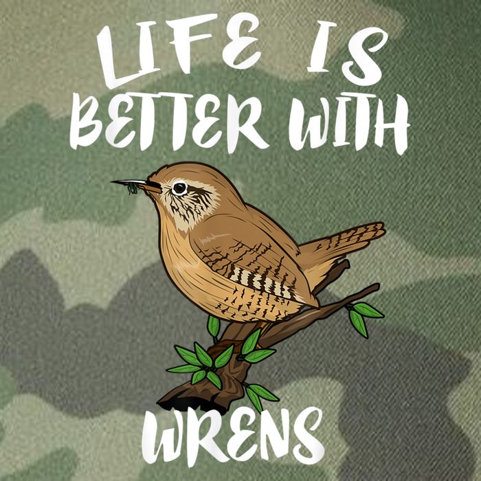 Life Is Better With Wrens Birds Birding Legacy Tie Dye Trucker Hat