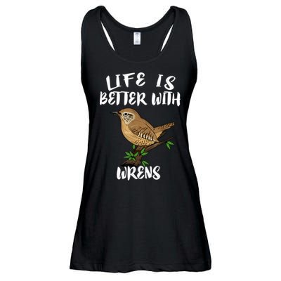 Life Is Better With Wrens Birds Birding Ladies Essential Flowy Tank