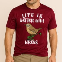 Life Is Better With Wrens Birds Birding Performance Shirt