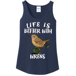 Life Is Better With Wrens Birds Birding Ladies Essential Tank