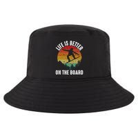 Life Is Better On The Board Snowboard Funny Snowboarding Gift Cool Comfort Performance Bucket Hat