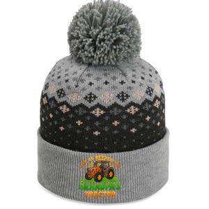 Life Is Better On Grandpa's Tractor Young Farmer Tractor The Baniff Cuffed Pom Beanie