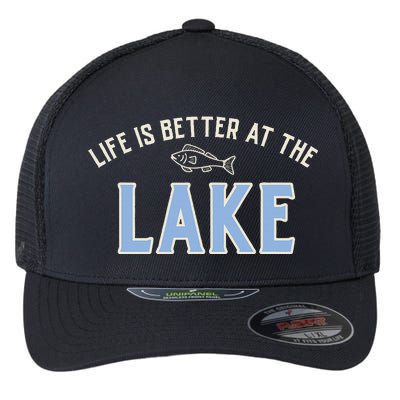 Life Is Better At The Lake Flexfit Unipanel Trucker Cap