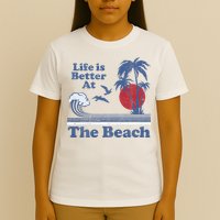 Life Is Better At The Beach Retro Vintage 80s 70s Vacation T-Shirt