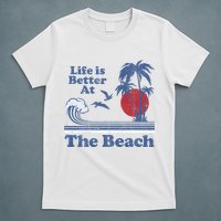 Life Is Better At The Beach Retro Vintage 80s 70s Vacation T-Shirt
