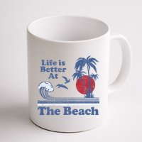 Life Is Better At The Beach Retro Vintage 80s 70s Vacation Mug