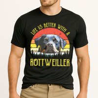 Life Is Better With A Rottweiler Dog Lover Gift Cooling Performance Crew T-Shirt