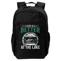 Life Is Better At The Lake Pontoon Boat Pontooning Gift Backpack