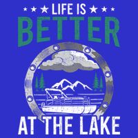 Life Is Better At The Lake Pontoon Boat Pontooning Gift Bag