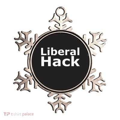 Liberal Hack Metallic Star Ornament