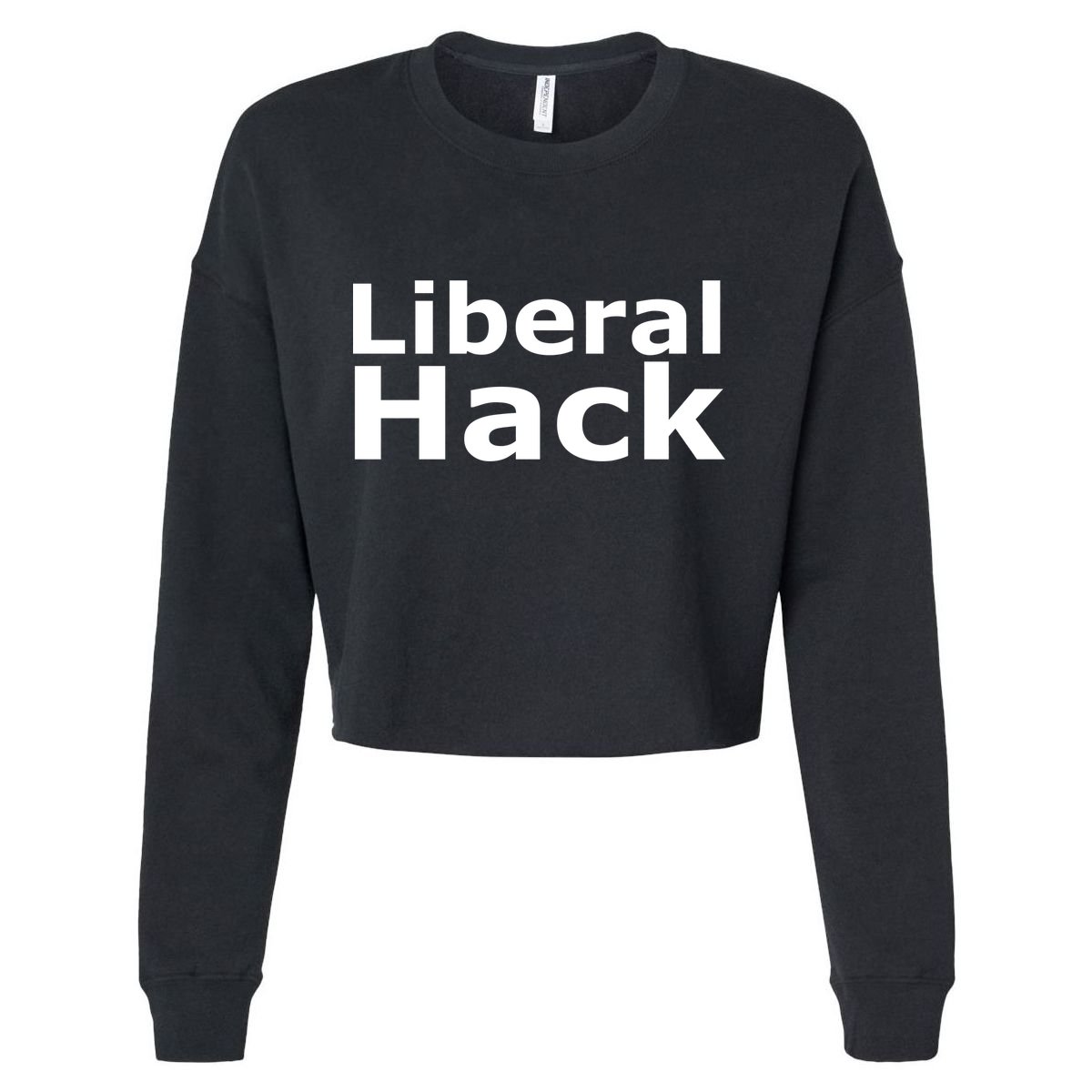 Liberal Hack Cropped Pullover Crew