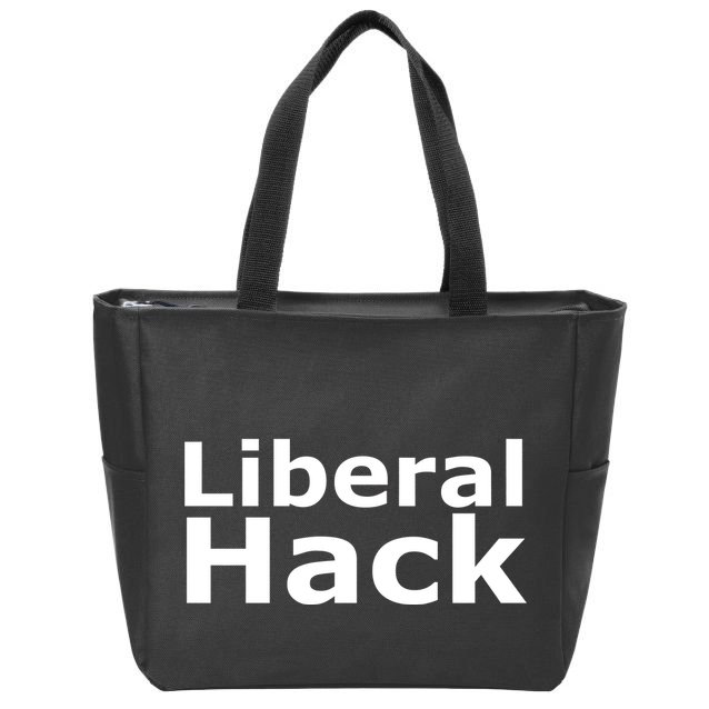 Liberal Hack Zip Tote Bag
