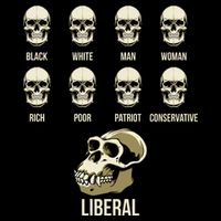 Liberal Monkey Black White Man Woman Rich Poor Patriot Conservative Bucket Hat