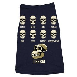 Liberal Monkey Black White Man Woman Rich Poor Patriot Conservative Doggie Tank