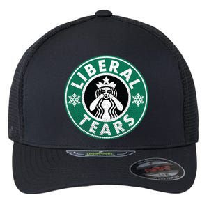 Liberal Tears MAGA Donald Trump Flexfit Unipanel Trucker Cap