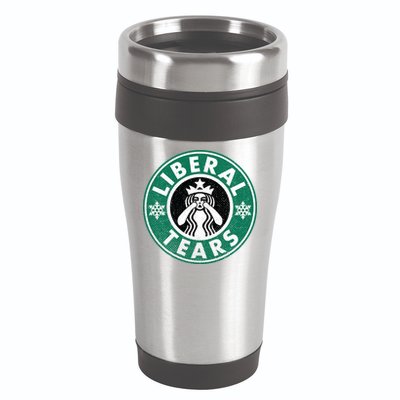 Liberal Tears MAGA Donald Trump 16oz Travel Tumbler