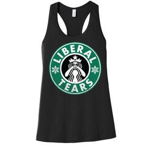 Liberal Tears MAGA Donald Trump Women's Racerback Tank