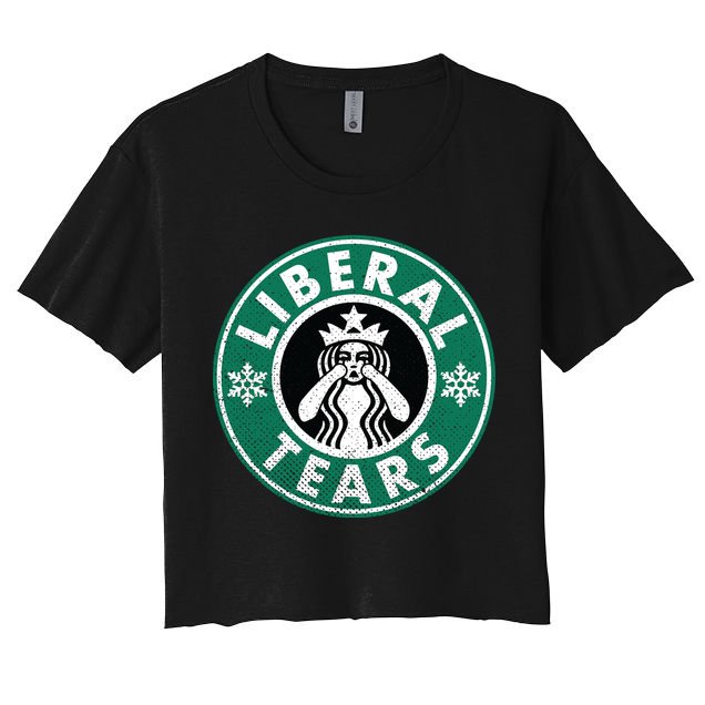 Liberal Tears MAGA Donald Trump Crop Top