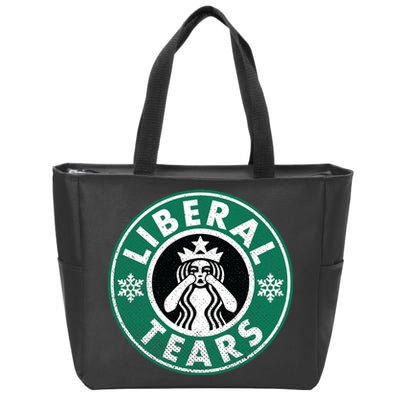 Liberal Tears MAGA Donald Trump Zip Tote Bag