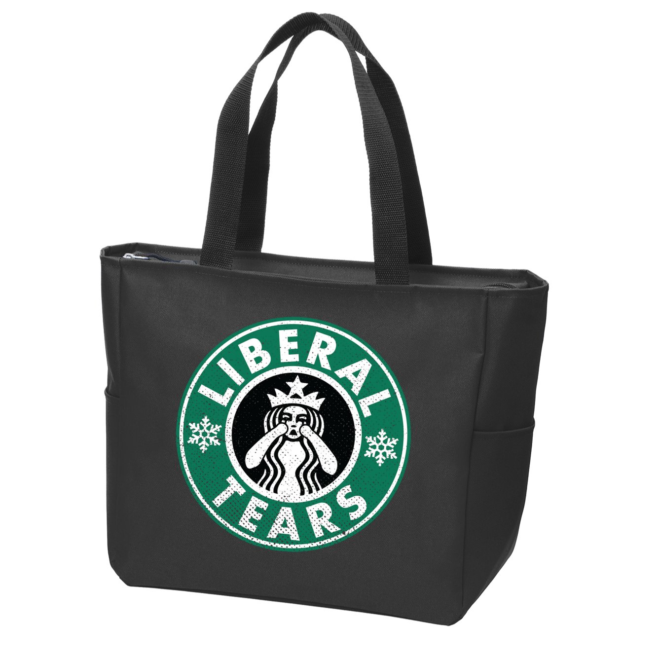 Liberal Tears MAGA Donald Trump Zip Tote Bag