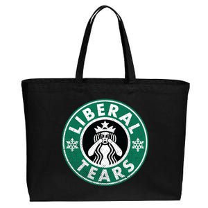 Liberal Tears MAGA Donald Trump Cotton Canvas Jumbo Tote