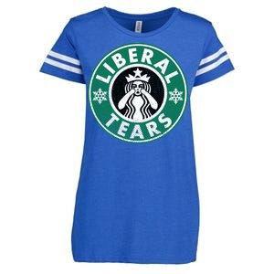 Liberal Tears MAGA Donald Trump Enza Ladies Jersey Football T-Shirt