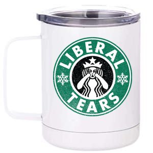 Liberal Tears MAGA Donald Trump 12 oz Stainless Steel Tumbler Cup