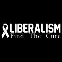 Liberalism Find The Cure Drawstring Bag