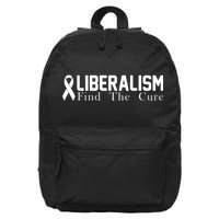 Liberalism Find The Cure 16 in Basic Backpack