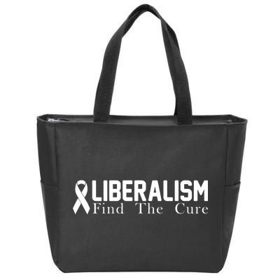 Liberalism Find The Cure Zip Tote Bag