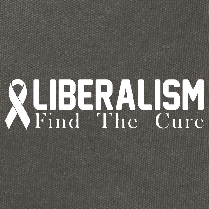 Liberalism Find The Cure Cotton Canvas Backpack
