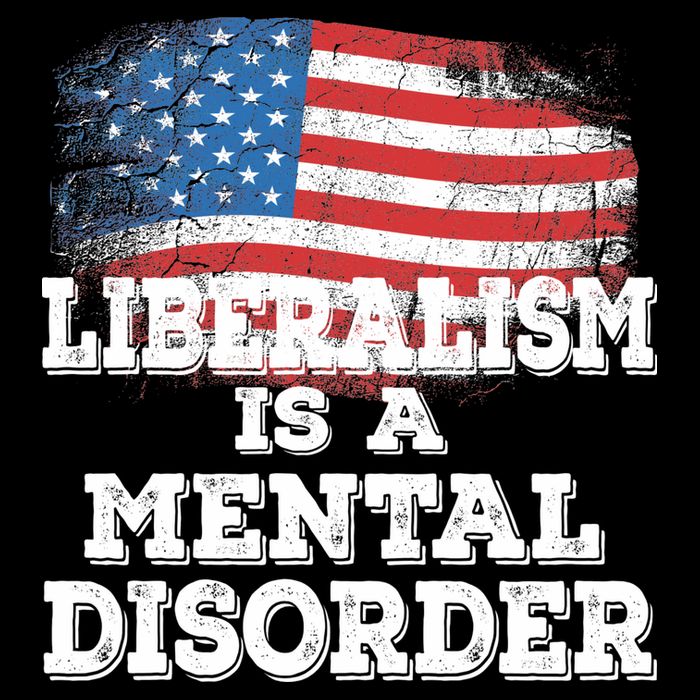 Liberalism Is A Mental Disorder Flat Bill Trucker Hat