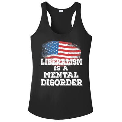 Liberalism Is A Mental Disorder Ladies PosiCharge Competitor Racerback Tank