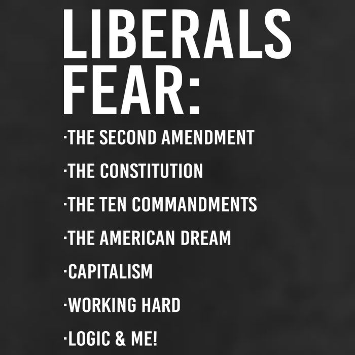 Liberals Fear Conservative Republican Garment-Dyed Heavyweight T-Shirt