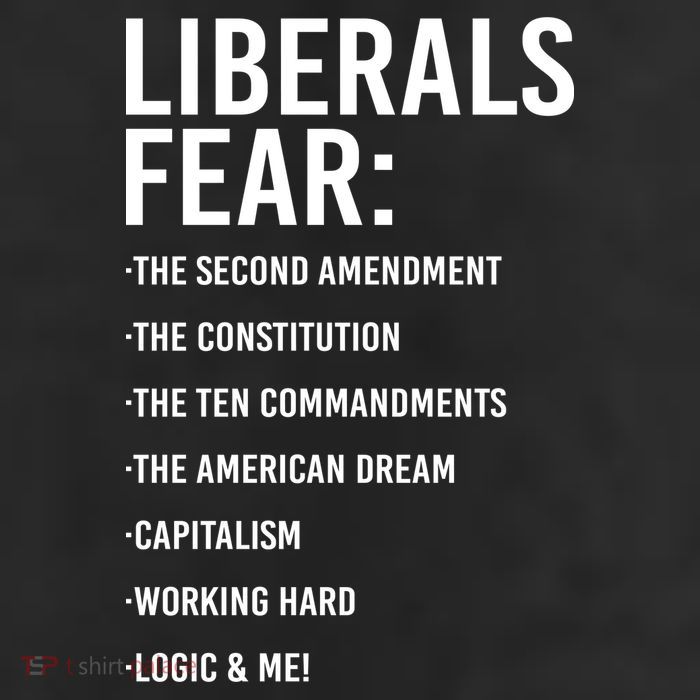 Liberals Fear Conservative Republican 11oz C Handle Ceramic Mug