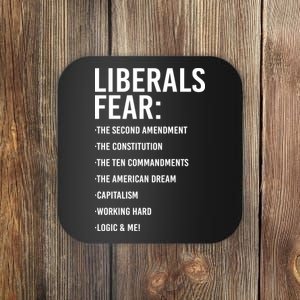 Liberals Fear Conservative Republican Coaster