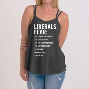 Liberals Fear Conservative Republican Women's Strappy Tank