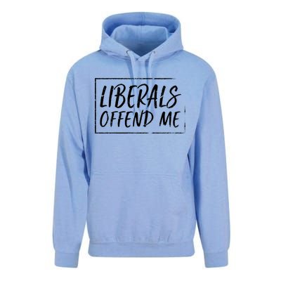 Liberals Offend Me Unisex Surf Hoodie