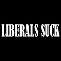 Liberals Suck Drawstring Bag
